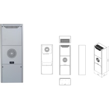 Msc 2502VINPW1 2570 W Dikey Indoor Endüstriyel Pano Klima