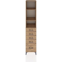 Hyperion Dolap 3 Raflı 5 Çekmeceli 44x44x221 Çam-çam Çam