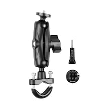 Pu701b Motosiklet Bisiklet Gidon Montaj Braketi Motosiklet Bisiklet Kamera Tutucu 1/4 Inç Vida
