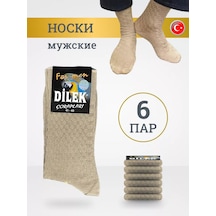 Dılek İpek Nohut Rengi 6 Çift Çorap Seti 207155224 Bej