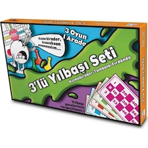 Ks Games Üçlü Yılbaşı Seti Tombala + Kızmabirader Fırdöndü Oyunu