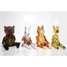 Larimar Ahşap Sallanan Hayvan Figürü Model 2 - 9056415882084lmr