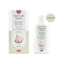 Natur Way Kokusuz Saç Kremi 300 Ml Sarımsak Ve Bitki Özlü, Saç Onarıcı Ve Güçlendirici, Günlük Kullanım İçin