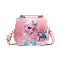 Dondurulmuş Anime Figürü Elsa Prenses Çocuk Omuzdan Askili Çanta Kız Güz A1 A1 Çok Renkli