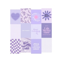 Purple Poster Duvar Kağıdı Seti