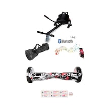 Citymate Elektrikli Kaykay Hoverboard Akıllı Denge 6.5 Inch + Hoverkart + Çanta Extrem Paket D06