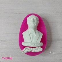 Yy0046 Atatürk İmzalı Büst Silikon Kalıp