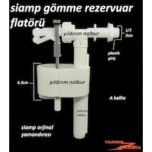 Siamp Flatör Plastik Çıkış Gömme Rezervuar İç Takım Şamandıra Yan
