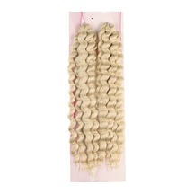 Nice Bulk Afro Su Dalgası Saç - Platin