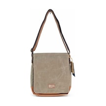 Old Cotton Cargo S Western S Bag Postacı Çantası Açık Kahverengi