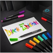 Faber Castell Black Edition Keçeli K Fırça Uç 10lu