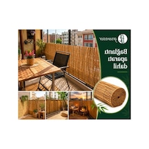 1m X 1m Hasır Kamış Çit, Bahçe Alanı İçin Koruyucu Çit