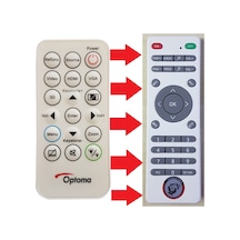 Optoma S315 S316 W310 W312 W316 Wu334 X312 X315 X316 Projeksiyon Kumandası