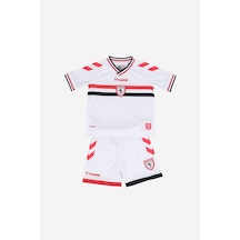 26/27 Hummel Samsunspor Retro Çocuk Forma Takımı Beyaz