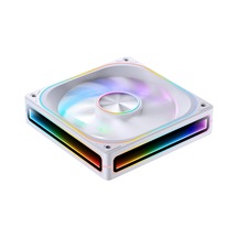 Za-120wr Ters Pc Kasa Fanı, Ters Bıçak, 4 Taraflı Sonsuzluk Aynalı Sessiz Bilgisayar Argb Fanı 2400rpm, Pwm Entegre M & F Kafası, Alüminyum Etiket, 28mm Kalın, Beyaz