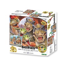 Prime 3d Dinozorlar Selfie Çift Taraflı Puzzle 100 Parça 15037