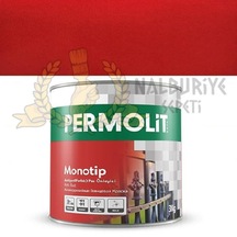 Permolit Monotip Kırmızı Sentetik Antipas Boya 2.5 Lt.