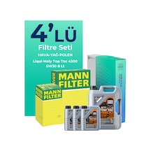 Mann Mercedes Cls300 Dizel Filtre Bakım Seti Liqui Moly Motor Yağlı (2018-2023) 4 Lü -