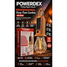 Powerdex Pd-572 Solar Şarjlı Kamp Feneri Uzaktan Kumandalı Led Kamp Lambası Askılı Taşınabilir Işık Diğer
