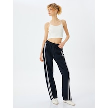 Koton İp Askılı Kolsuz Slim Fit Crop Bluz Ekru 5sal30048ık Ekru