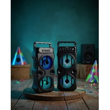 Kablosuz Led Işıklı Bluetooth Hoparlör Uczzz1688hoparlör-3