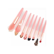 Lexroo 8 Parça Makyaj Fırçası Seti Fondöten Far Pudra Eyeliner Kaş Fırça Set Cin831pm