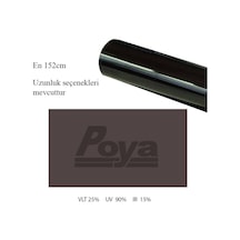 Siyah Cam Filmi 152Cm X 4M - Black %25