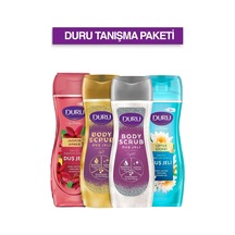 Duş Jeli Tanışma Paketi 4x450 Ml Scrub Crystal,scrub Gold,jasmin Amber,lotus Çiçeği Diğer