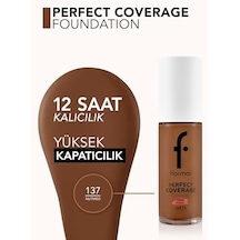 Perfect Coverage Yüksek Pigmentli & Yarı Parlak Bitişli Spf15 Fondöten 0