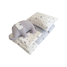 Yuar Baby 5 Parça Oyun Parkı Uyku Seti Gri 68d50200423n1-3