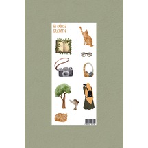 M6 - Fotoğraçı Kız- İslami Sticker Paketi Çok Renkli