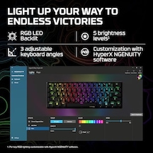Hyperx Alloy Origins 60 Aqua Mekanik Oyun Klavyesi