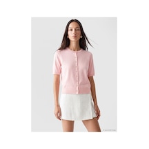 LC Waikiki Alıta Cıty Farkıyla Lcw Everyday Pembe Triko Düz Kadın Hırka Pembe - 931517643 Pembe