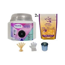 Ekamix Konserve Ağda Makinesi + Vivet Naturel Granül Ağda 2'li + Cezve Ekamix Konserve Ağda Makinesi + Vivet Naturel Granül Ağda 2'li + Cezve
