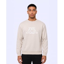 Kappa Logo İrbidden Tur Erkek Bej Regular Sweatshirt