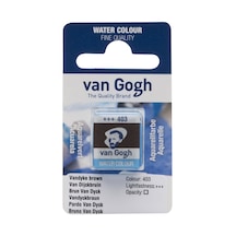 Van Gogh Watercolour Pan Vandyke Brown 403 Çok Renkli