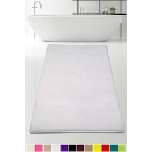 Bonny Home Elite Beyaz 100x150 Cm Peluş Banyo Paspası Kaymaz Beyaz