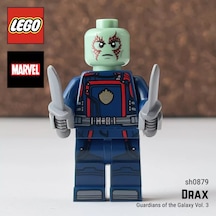 Orjinal Drax Sh0879 Minifigür Marvel Guardians Of The Galaxy 3