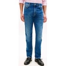 Tommy Hilfiger Denton Slim Fit Düz Paça Jean Pantolon Mavi