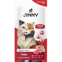 Jinny Ton Balıklı Creamy Kedi Ödülü 5x15 Gr