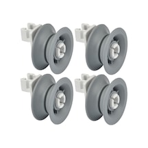 Bosch İle Uyumlu Sms46cw01e Bulaşık Makinesi Sepet Tekerleği Üst Teker 4 Adet