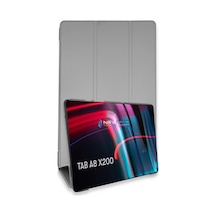 Lvsqvr Newface Samsung Uyumlu Galaxy X200 Tab A8 10.5 Kılıf Tablet Smart Kılıf - Gri