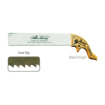 Abay İnce Diş Zıvana El Testere 12 No - Ahşap Sap