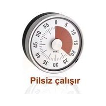 Tr Mekanik Mutfak Zamanlayıcısı 60 Dakika Geri Sayım Timerı