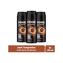 Axe Dark Temptation 48H Erkek Sprey Deodorant 3 x 150 ML
