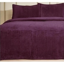 Özdilek Modern Line Çift Kişilik Battaniye Seti 220x240 Pramit M Mürdüm