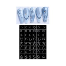 Nail Art Sticker Kendinden Yapışkanlı, Tırnak Süsleme, Tırnak Dövmesi Stikır H306