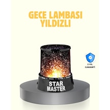 Hubrendy Tekno Led Renk Değiştiren Yıldız Projektör Galaxy Efektli Gece Lambası Diğer