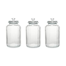 Paşabahçe 96394 Viva Cam Kavanoz - Cam Saklama Kabı 3 Lü 1500Cc