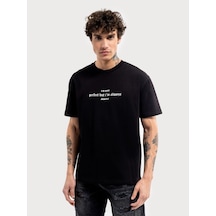 LOFT Loose Fit Erkek Tshirt K.kol Lf2035370 Q1.v1 Siyah
